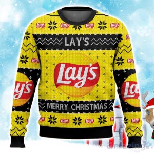 Lay’s Snack Brand Ugly Christmas Sweater, Xmas Gift Ideas For Fans Product Photo 1