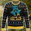 Leave Me Malone Post Malone AOP Ugly Christmas Sweater Christmas Holiday Gift For Men And Women