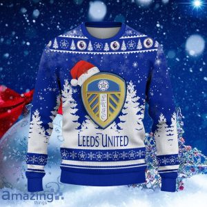 Leeds United F.C Ugly Christmas Sweater Unique Gifts For Men Women Product Photo 2