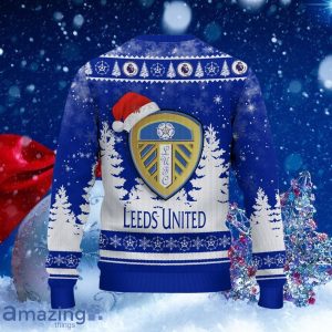 Leeds United F.C Ugly Christmas Sweater Unique Gifts For Men Women Product Photo 3