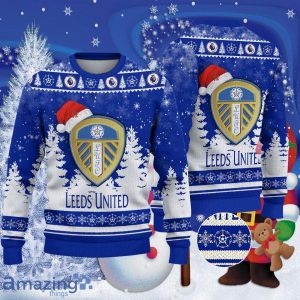 Leeds United F.C Ugly Christmas Sweater Unique Gifts For Men Women Product Photo 1