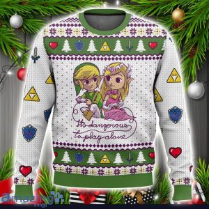 Legend Of Zelda Ugly Christmas Sweater Christmas Holiday Gift Product Photo 1