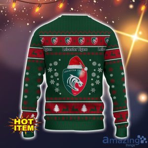Leicester Tigers 3D Ugly Christmas Sweater For Men And Women Sport Fans Product Photo 3