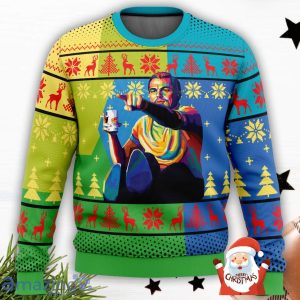 Leo Pointing Once Upon A Time 3D Ugly Christmas Sweater Christmas Gift For Men And Women Product Photo 1