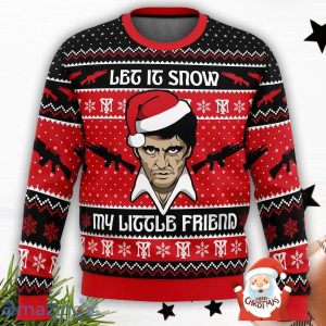 Let It Snow Scarface 3D Ugly Christmas Sweater Christmas Gift For Men And Women Product Photo 2