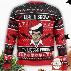 Let It Snow Scarface 3D Ugly Christmas Sweater Christmas Gift For Men And Women Product Photo 3