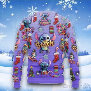 Lilo & Stitch Angel Christmas Ugly Sweater image Lilo & Stitch Angel Christmas Ugly Sweater Product Photo 3