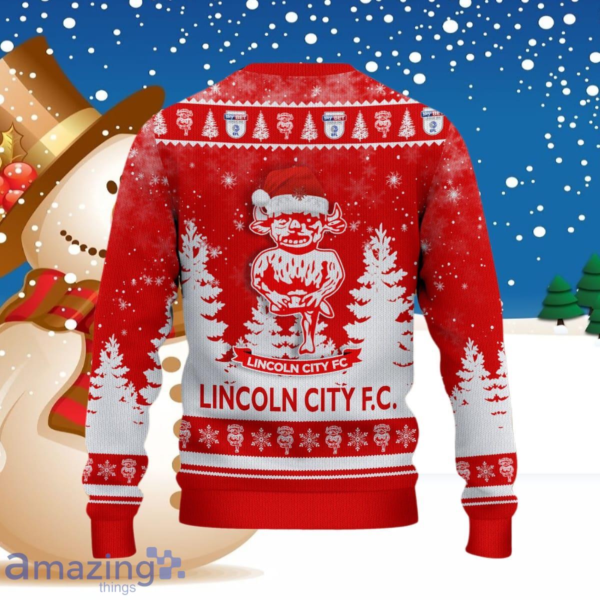 Lincoln City Ugly Christmas Sweater Unique Gifts For Men Women image Lincoln City Ugly Christmas Sweater Unique Gifts For Men Women Product Photo 3