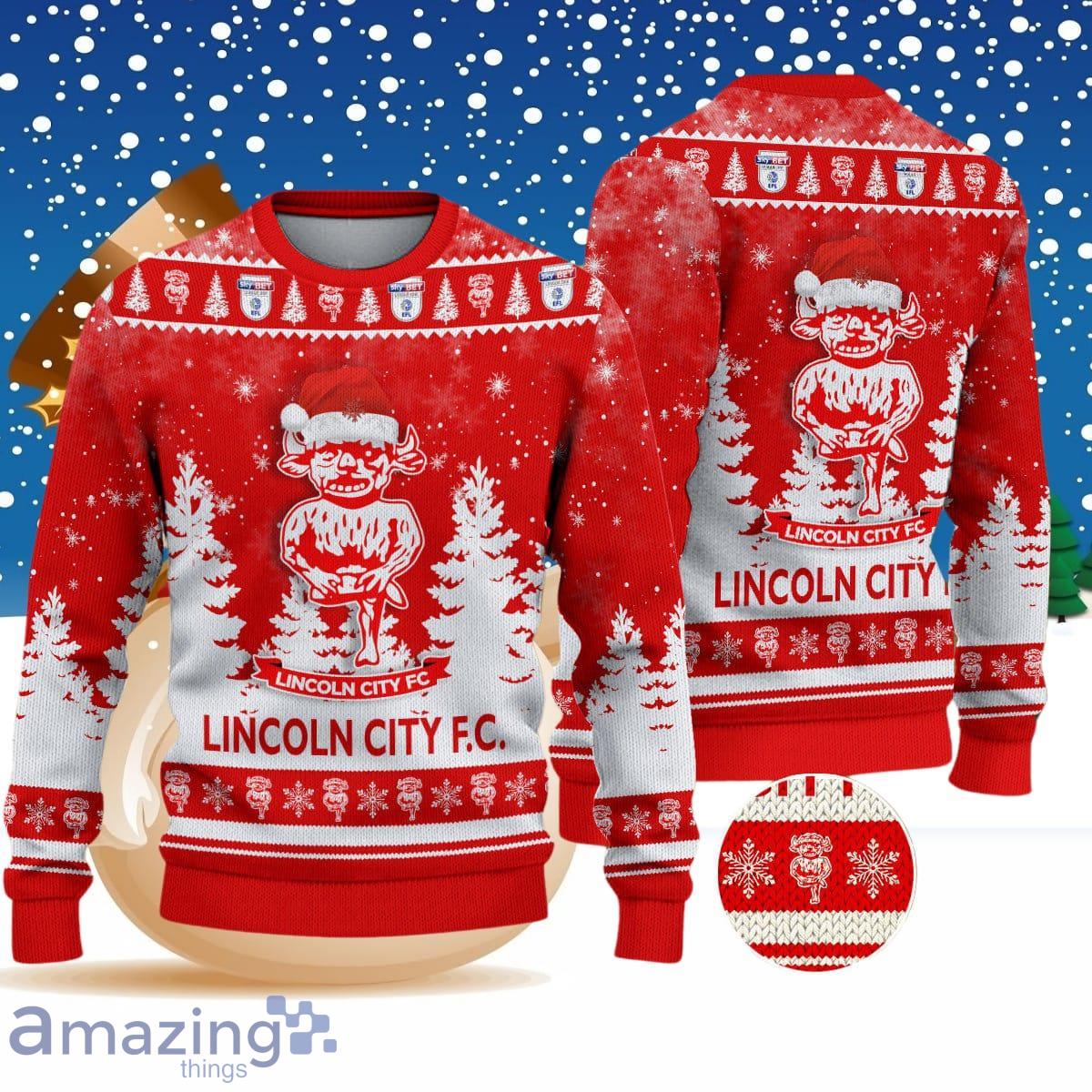 Lincoln City Ugly Christmas Sweater Unique Gifts For Men Women image Lincoln City Ugly Christmas Sweater Unique Gifts For Men Women Product Photo 1