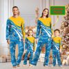 Los Angeles Chargers Custom Name Christmas Pajamas For Fans