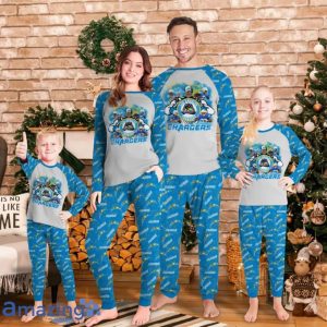 Los Angeles Chargers Transfer Limited Edition Pajamas Set Product Photo 2