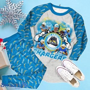 Los Angeles Chargers Transfer Limited Edition Pajamas Set Product Photo 3