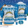 Los Angeles Chargers Ugly Christmas Sweater Style Gift For Men Women