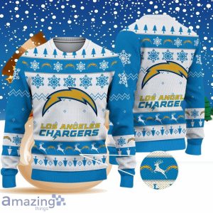 Los Angeles Chargers Ugly Christmas Sweater Style Gift For Men Women Product Photo 1