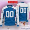 Los Angeles Dodgers Ugly Sweater Custom Name And Number Hot Design For Christmas Gift