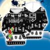 Los Angeles Kings 3D Hooodie Ugly Sweatshirt Christmas Pattern Grinch Ice Hockey NHL Fans