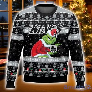 Los Angeles Kings Grinch Ugly Christmas Sweater Christmas Gift For Sport Fans Product Photo 1
