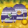 Los Angeles Lakers Grinch Custom Christmas Ugly Sweater Christmas Gift For Men And Women