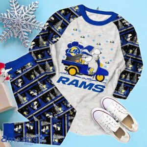 Los Angeles Rams Christmas Limited Edition Pajamas Set Product Photo 2