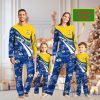 Los Angeles Rams Custom Name Christmas Pajamas For Fans
