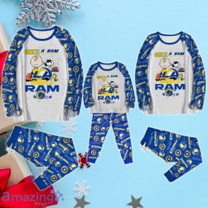 Los Angeles Rams Once A Ram - Always A Ram Snoopy Pajamas Set Product Photo 3