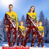 Los Angeles Rams Team Pajamas Personalize Name Buffalo Plaid Christmas Pajamas Set