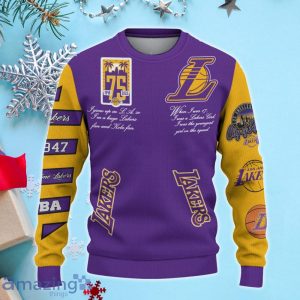 Los Angels Lakers - National Basketball Association AOP Sweater Xmax Gifts Product Photo 2