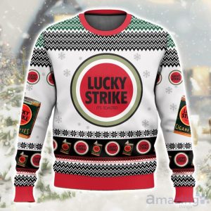Lucky Strike Ugly Christmas Sweater Limited Edition Gift For Men & Women Product Photo 1