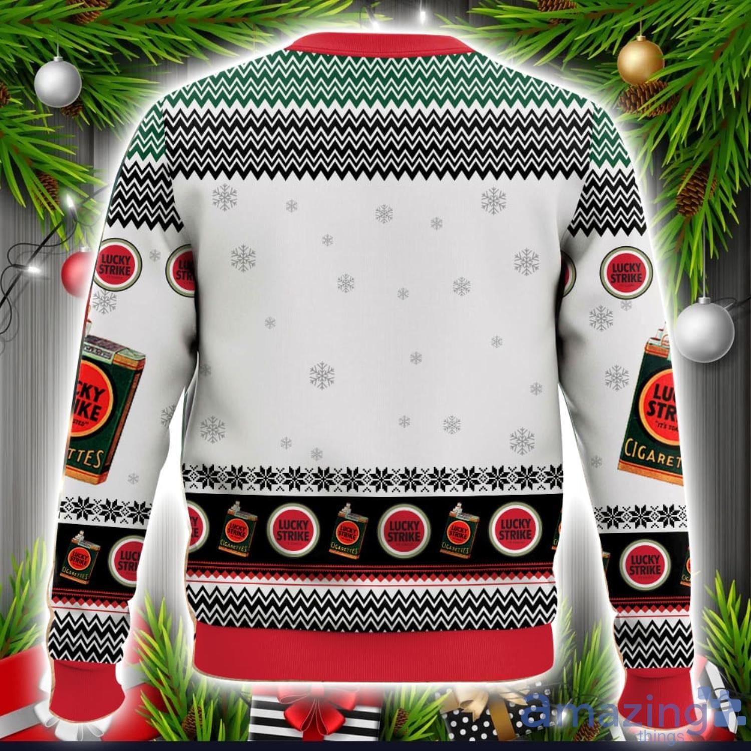 Lucky Strike Ugly Sweater Unisex Christmas Gift Ideas image Lucky Strike Ugly Sweater Unisex Christmas Gift Ideas Product Photo 2