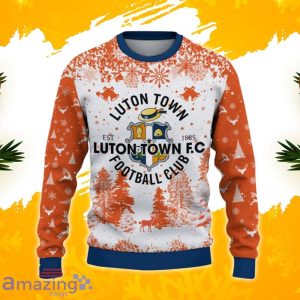 Luton Town F.C Ugly Christmas Sweater, Xmas Gift Ideas 2023 For Fans Product Photo 2