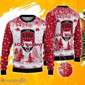 Lyon OU Ugly Christmas Sweater, Xmas Gift Ideas 2023 For Fans Product Photo 1