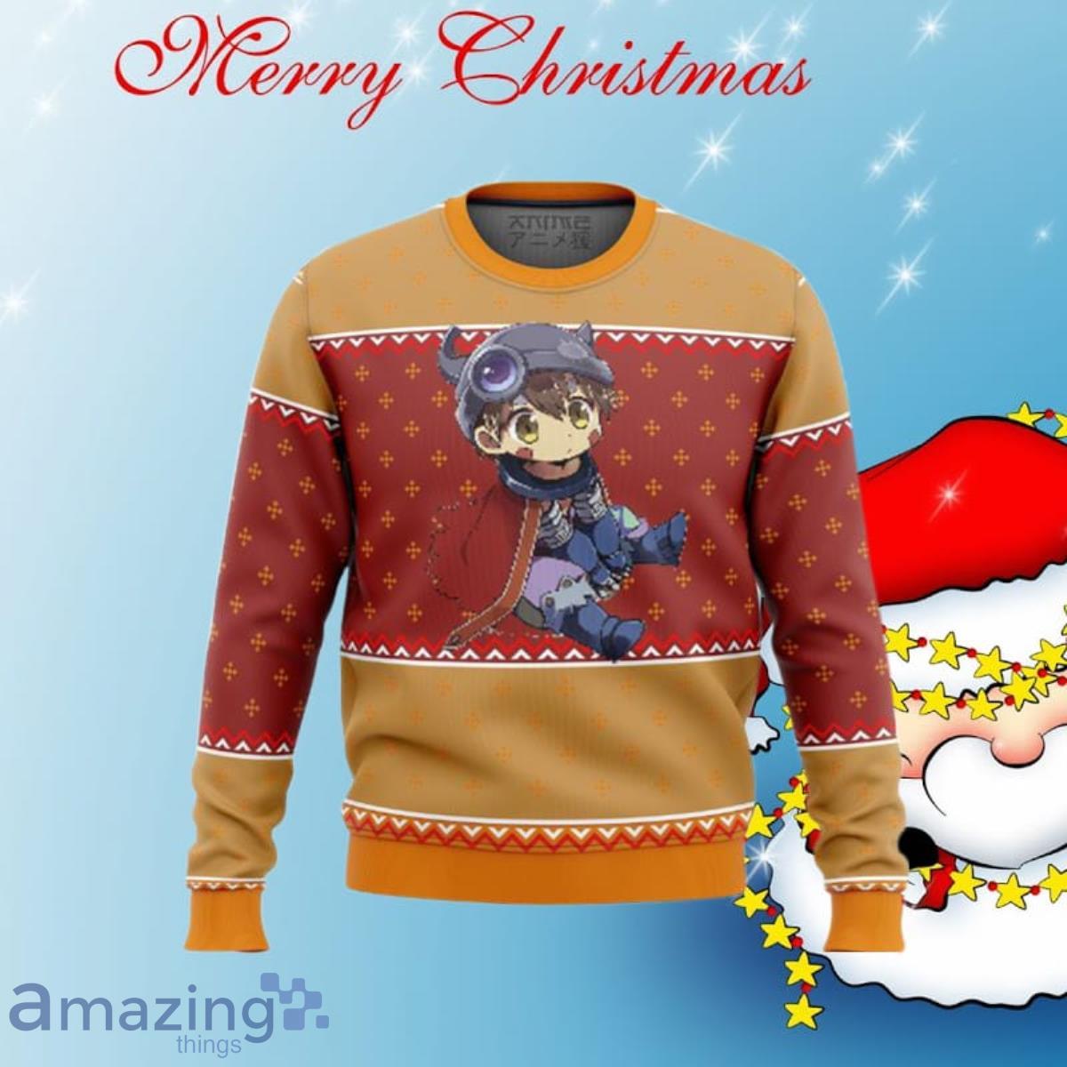 Made in Abyss Reg Ugly Christmas Sweaters Impressive Gift For Men And Women image Made in Abyss Reg Ugly Christmas Sweaters Impressive Gift For Men And Women Product Photo 1