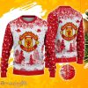 Manchester United Ugly Christmas Sweater, Xmas Gift Ideas 2023 For Fans