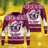 Manly Warringah Sea Eagles Christmas Ugly Sweater 3D  Gift For Chirstmas