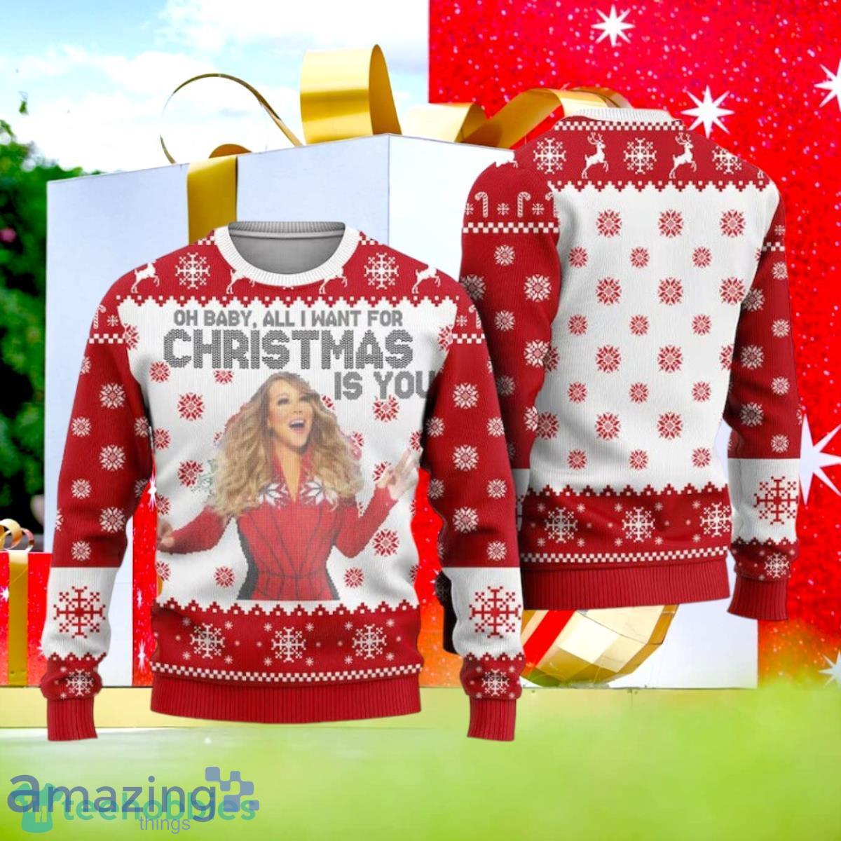 Mariah carey sale christmas sweater