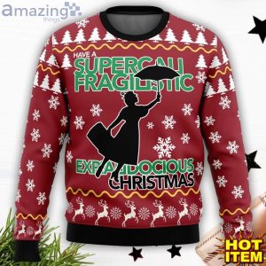 Marry Poppins Ugly Christmas Sweater 3D All Over Printed Sweater Christmas Gift Product Photo 1