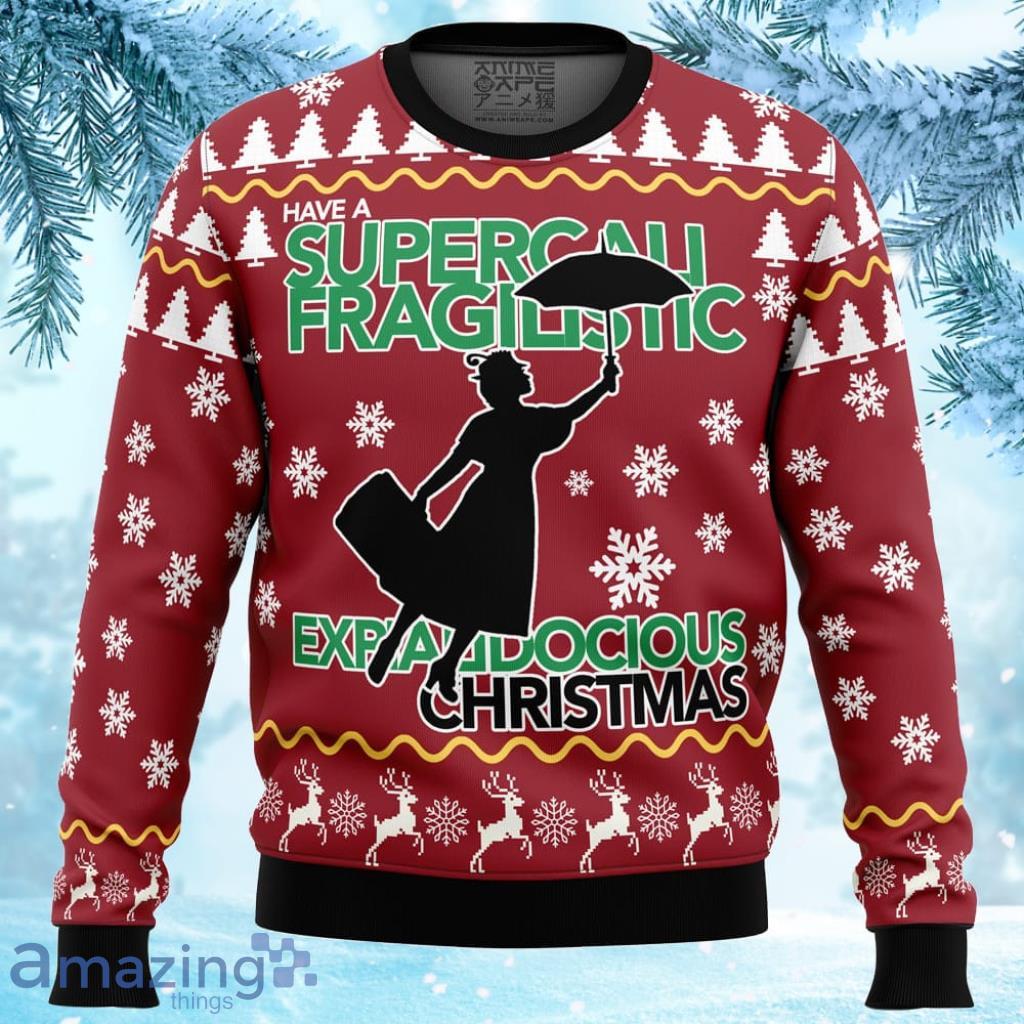 Marry Poppins Ugly Christmas Sweater Gift For Men And Women image Marry Poppins Ugly Christmas Sweater Gift For Men And Women Product Photo 1