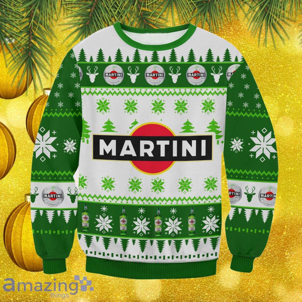Martini Extra Dry Christmas Ugly Sweater Gift For Men And Women image Martini Extra Dry Christmas Ugly Sweater Gift For Men And Women Product Photo 1