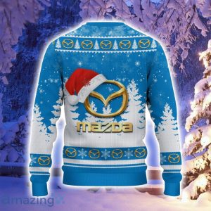 Mazda Santa Hat Pattern Ugly Christmas Sweater For Men And Women Product Photo 3