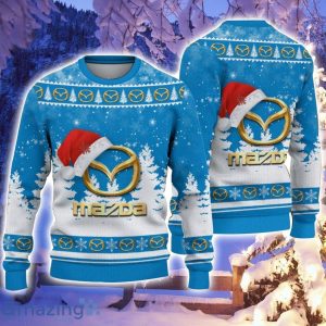 Mazda Santa Hat Pattern Ugly Christmas Sweater For Men And Women Product Photo 1