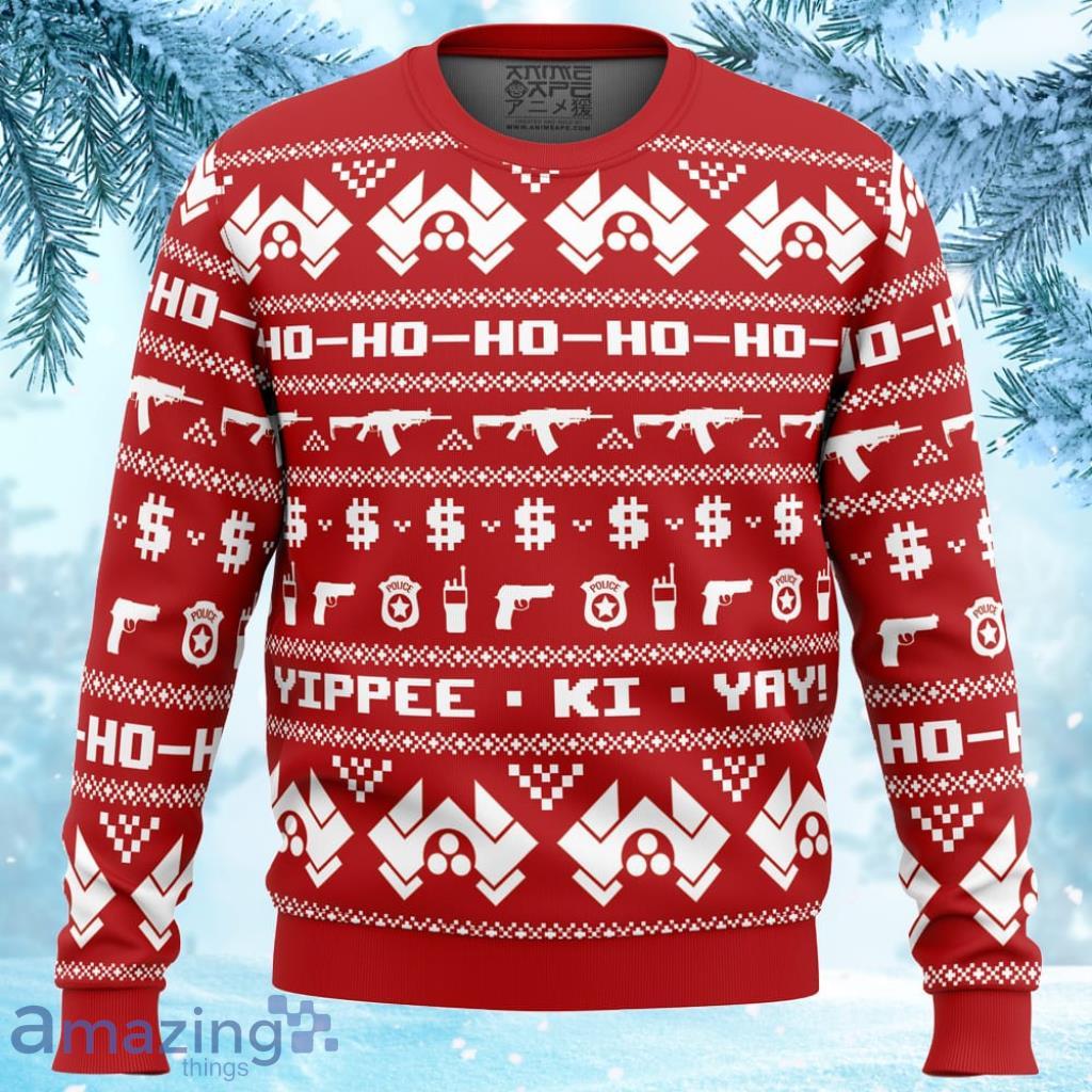 Mcclane Winter Die Hard Ugly Christmas Sweater Gift For Men And Women image Mcclane Winter Die Hard Ugly Christmas Sweater Gift For Men And Women Product Photo 1