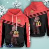 Mcdonald’s Black And Red Logo Baby Groot Hoodie 3D All Over PrintGift For Men And Women