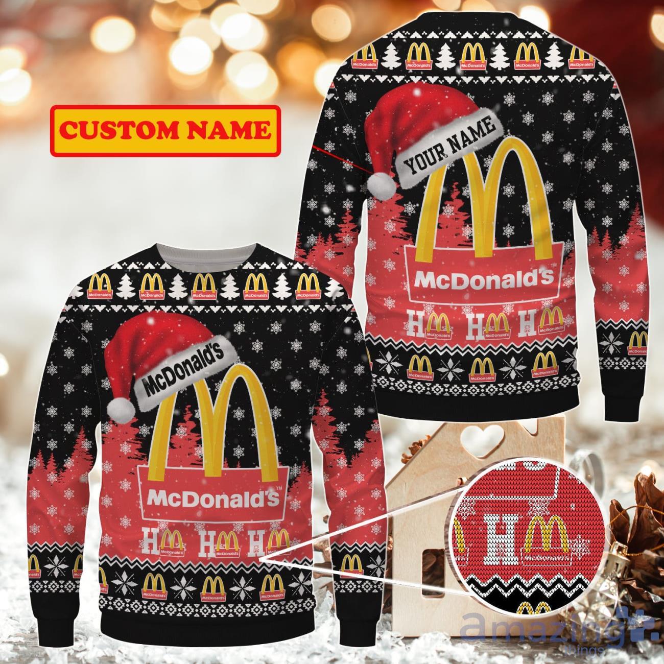 Mcdonalds christmas clearance sweater