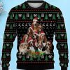 Men’s Christmas Fun Variety Dog Print 3D Ugly Christmas Sweater, Xmas Gift For Everyone