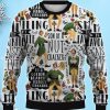 Men’s Fun Christmas Smiling 3D Ugly Christmas Sweater, Xmas Gift For Everyone