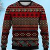 Men’s Retro Style Geometric 3D Ugly Christmas Sweater, Xmas Gift For Everyone