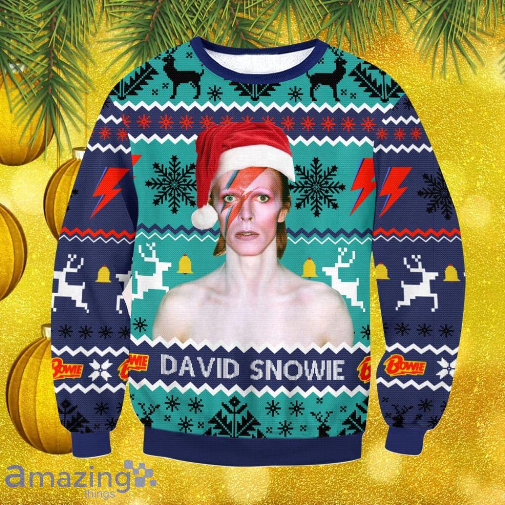 David bowie sale ugly christmas sweater