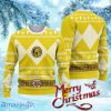 Merry Christmas Unisex Christmas Sweater Yellow Power Ranger 3d Apparel Sw Gift For Men And Women