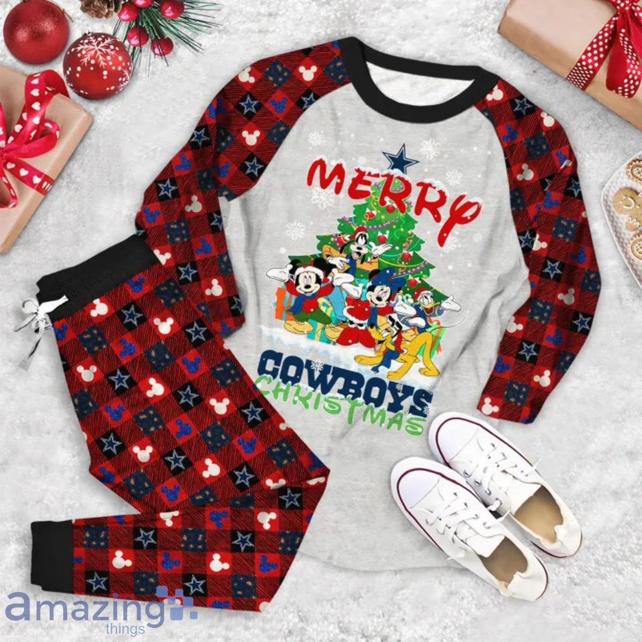 Merry Cowboys Christmas Pajama Set image Merry Cowboys Christmas Pajama Set Product Photo 2