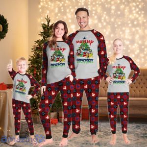 Merry Cowboys Christmas Pajama Set Product Photo 1